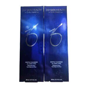 2 Pack ZO Skin Health Gentle Cleanser All Skin Types- 6.7oz/200ml - New!
